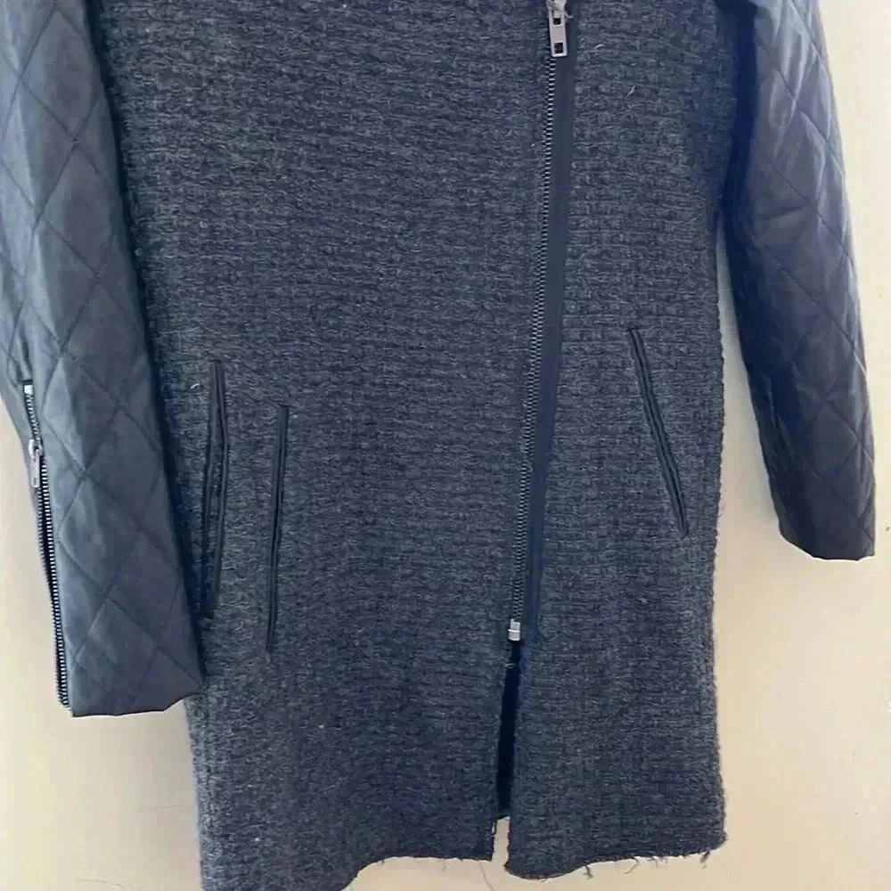 [FR38/US M] Y.A.S Mind Wool/ Viscose  Bicker Jacket - Side Zipup Closure- NWOT - Picture 4 of 16